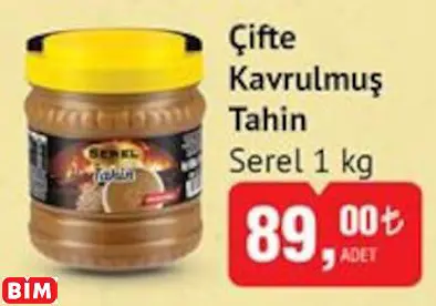 SEREL ÇİFTE KAVRULMUŞ TAHİN SEREL ÇİFTE KAVRULMUŞ TAHİN